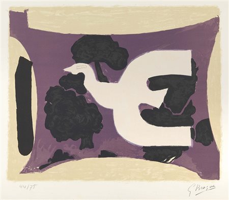 Georges Braque Argenteuil 1882 - Parigi 1963 L'atelier, 1961 Litografia a...