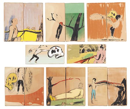 Enzo Cucchi Morro d'Alba (An) 1949 Eroé, 2003 Stampa a colori su mattone, 14...