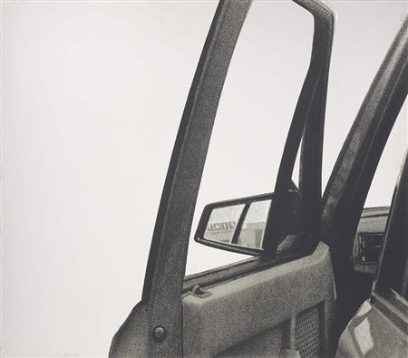 Michelangelo Pistoletto Biella 1933 Fiat-Ritmo, 1978 Serigrafia su acciaio...