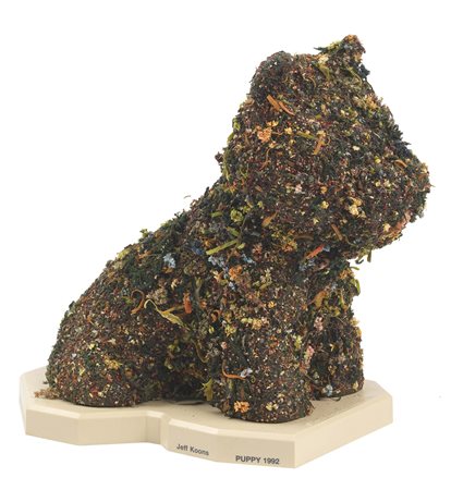 Jeff Koons York 1955 Flower Puppy, 1992 Plastica, resina e fiori essiccati,...