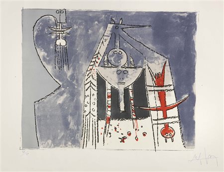 Wifredo Lam Sagua La Grande 1902 - Parigi 1982 Sei grafiche, 1960 Litografie...