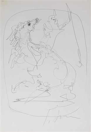 Lucio Fontana Rosario Santa Fè 1899 - Varese 1968 Illustrazione per «Six...