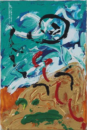 Mario Schifano Homs 1934 - Roma 1998 Senza titolo, 1992 Smalto e acrilico su...