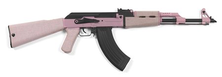 Antonio Riello Marostica (Vi) 1958 Tania, 2001 Fucile Kalashnikov e stoffa,...