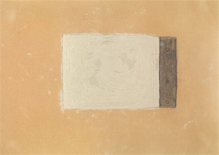 Domenico Bianchi Sgurgola (Fr) 1955 Roma, 1981 Tecnica mista su carta, cm....
