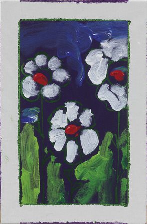 Mario Schifano Homs 1934 - Roma 1998 Senza titolo, 1997 Smalto su tela, cm....