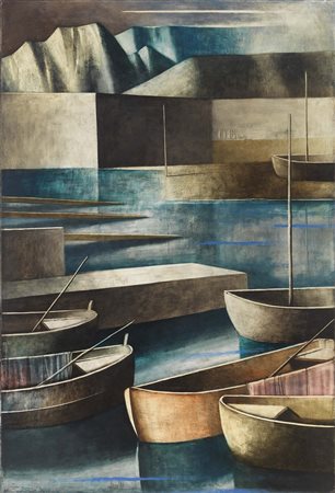 Marcello Scuffi Tizzana (Pt) 1948 Senza titolo, 2006 Olio su tela, cm. 90x60...