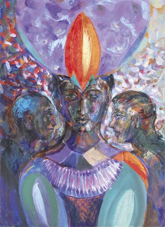 Bruno Ceccobelli Monte Castello Vibio (Pg) 1952 Allieva del bene, 2005...