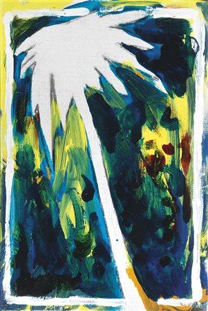 Mario Schifano Homs 1934 - Roma 1998 Senza titolo, 1997 Smalto su tela, cm....