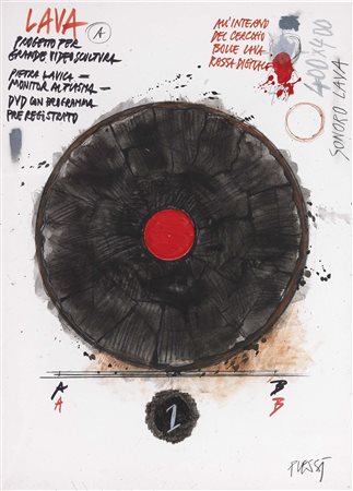 Fabrizio Plessi Reggio Emilia 1940 Progetto per grande videoscultura, 2008...