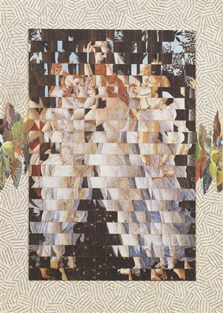 Jiri Kolar Protivin 1914 - Praga 2002 Raseni Jara, 1988 Collage su tavola,...