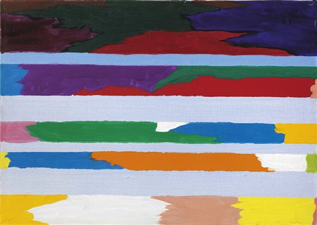 Piero Dorazio Roma 1927 - Todi (Pg) 2005 Senza titolo, 1970 Olio su tela, cm....