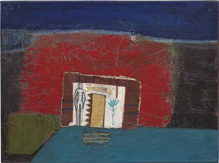 Mimmo Paladino Paduli (Bn) 1948 Il castello, 1999 Olio e tecnica mista su...