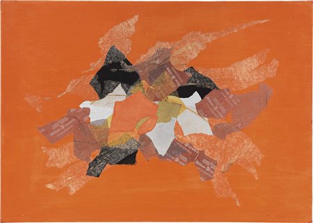 Giulio Turcato Mantova 1912 - Roma 1995 Composizione Collage e tecnica mista...