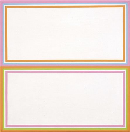 Willy Müller-Brittnau Winterthur 1938 - Oftiringen 2003 Oben, 1968 Olio su...