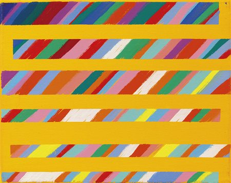 Piero Dorazio Roma 1927 - Todi (Pg) 2005 Aureol II, 1997 Olio su tela, cm....