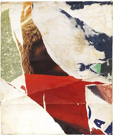 Jacques Mahé de la Villeglé Quimper 1926 Zürich, 1965 Affiche lacerata...