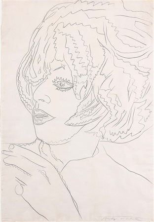 Andy Warhol Pittsburgh 1928 - New York 1987 Ladies and Gentlemen, 1974 Matita...