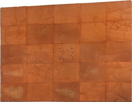 Luigi Mainolfi Rotondi (Av) 1948 Muro del pensiero (dritto), 1988-89...