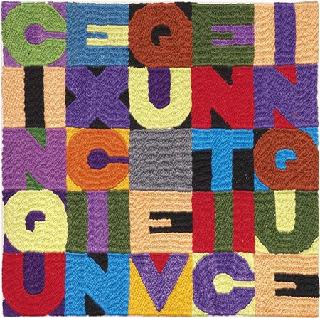 Alighiero Boetti Torino 1940 - Roma 1994 Cinque x cinque venticinque, 1989...