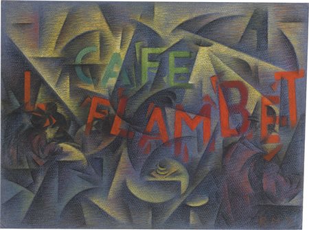 Roberto Marcello Baldessari Innsbruck 1894 - Roma 1965 Cafe Flambet, 1919...