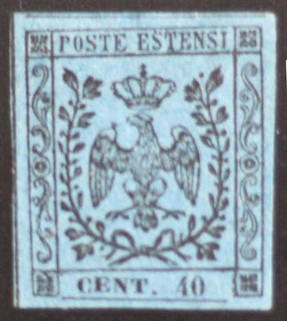 Modena 1852- num. 6 linguellato Prezzo di catalogo : 800 €