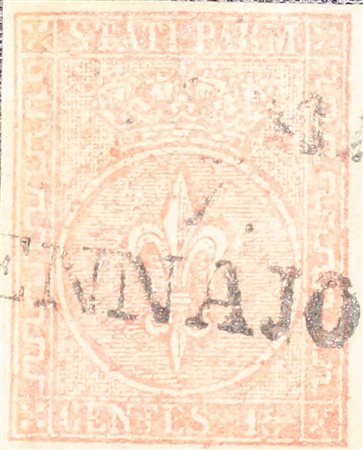 Parma 1853/55- num.7 usato Prezzo di catalogo : 600 €