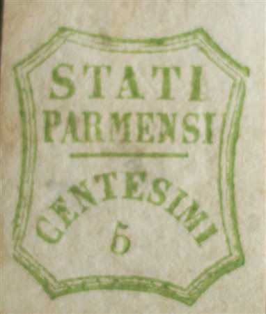 Parma Governo Provvisorio 1859- num. 13 linguellato con leggeri...