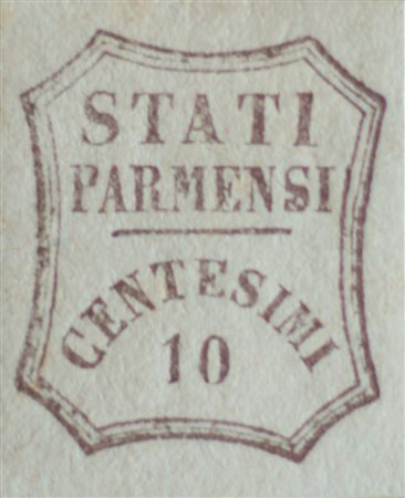 Parma Governo Provvisorio 1859-num.14 linguellato, firmato A.Diena+E.Diena...