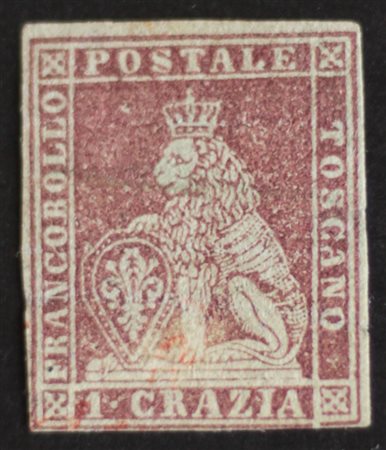 Toscana 1851-num.4a senza gomma Prezzo di catalogo : 4.000 €