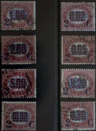 1878 num.29-36 usati Prezzo di catalogo : 175 €