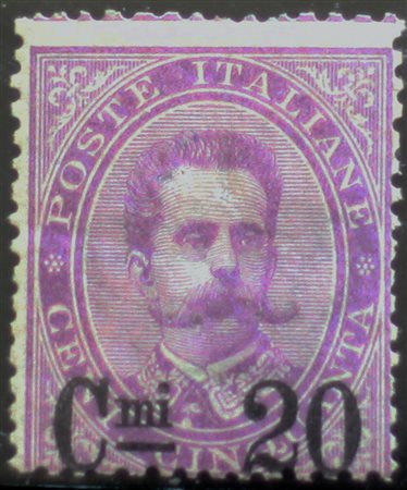 1890/91 num.58 linguellato, certificato Biondi Prezzo di catalogo : 300 €