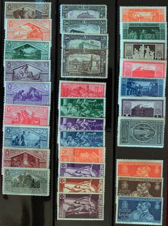 1929/33 num.262-298, 300-349, + aerea 18-20, + aerea 26-38, + aerea 42-43, +...