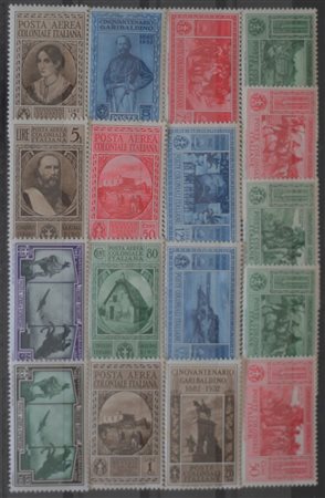 1932 emissioni generali num.1-10, aerea 1-7 linguellati Prezzo di catalogo :...