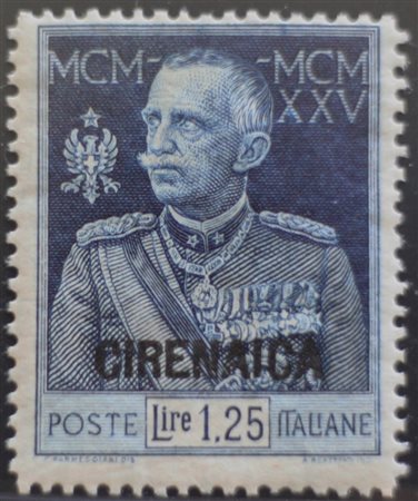 1925/26 Cirenaica num.26 senza linguella Prezzo di catalogo : 1.750 €