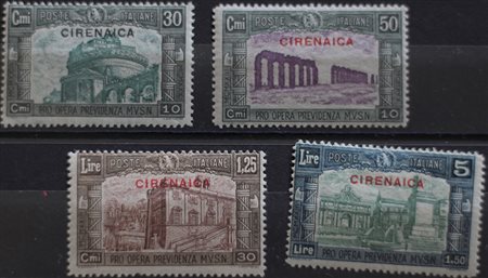 1930 Cirenaica num.68-71 senza linguella Prezzo di catalogo : 800 €
