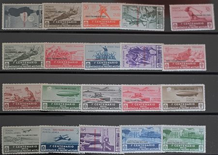 1934 Egeo num.80-90, aerea 38-46 senza linguella Prezzo di catalogo : 3.000 €