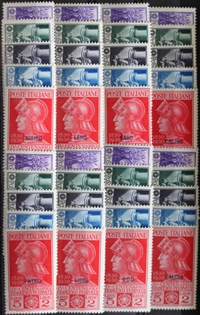 1930 Ferrucci, giro delle tredici Isole linguellati Prezzo di catalogo : 416 €