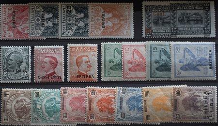 1916/25 Eritrea num.41-70,77-95, 107-112, 116-119, 138-141, 145-154, 165-169,...