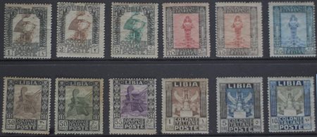 1921 Libia num.21-32 linguellati Prezzo di catalogo : 1.000 €