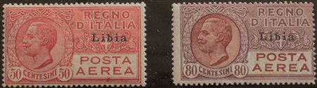 1928/29 Libia posta aerea num.1,2 linguellati Prezzo di catalogo : 120 €