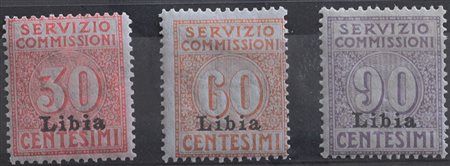 1915 Libia servizio commissioni num.1-3 linguellati Prezzo di catalogo : 150 €