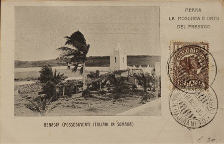 1903 Somalia num.1 su cartolina non viaggiata Prezzo di catalogo : /