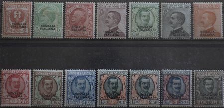 1926/30 Somalia num.92-104 linguellati Prezzo di catalogo : 900 €