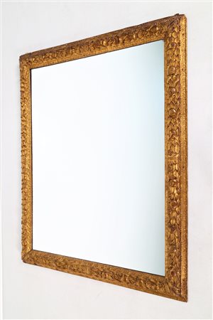 MANIFATTURA DELL'ITALIA SETTENTRIONALE, SECOLO XVII Cornice con fascia in...