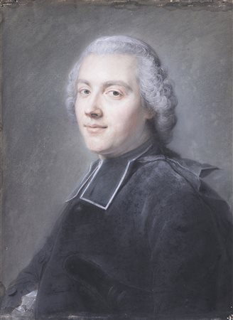 ARTISTA VENETO DELLA FINE DEL XVIII SECOLO Ritratto di prelato. Pastello su...