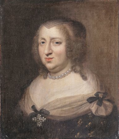BEAUBRUN CHARLES BOBRUN (1604 - 1692) Ritratto d'Anna d'Austria. Olio su tela...