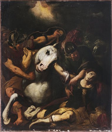 GHERARDINI IL CERANINO MELCHIORRE (1607 - 1675) Attribuito a. Martirio di un...