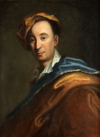 ARTISTA LOMBARDO DEL XVIII SECOLO Ritratto di gentiluomo. Olio su tela . Cm...