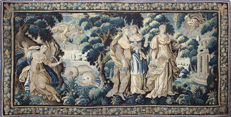 MANIFATTURA FIAMMINGA DEL XVII SECOLO Arazzo raffigurante il mito di Perseo e...